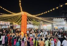 माणमध्ये नवरात्रोत्सवाचे आयोजन ; शेकडो महिलांचा उत्स्फूर्त सहभाग !